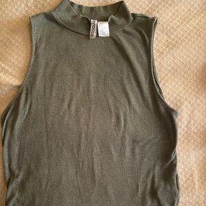 Divided Olive Green Muscle Tee